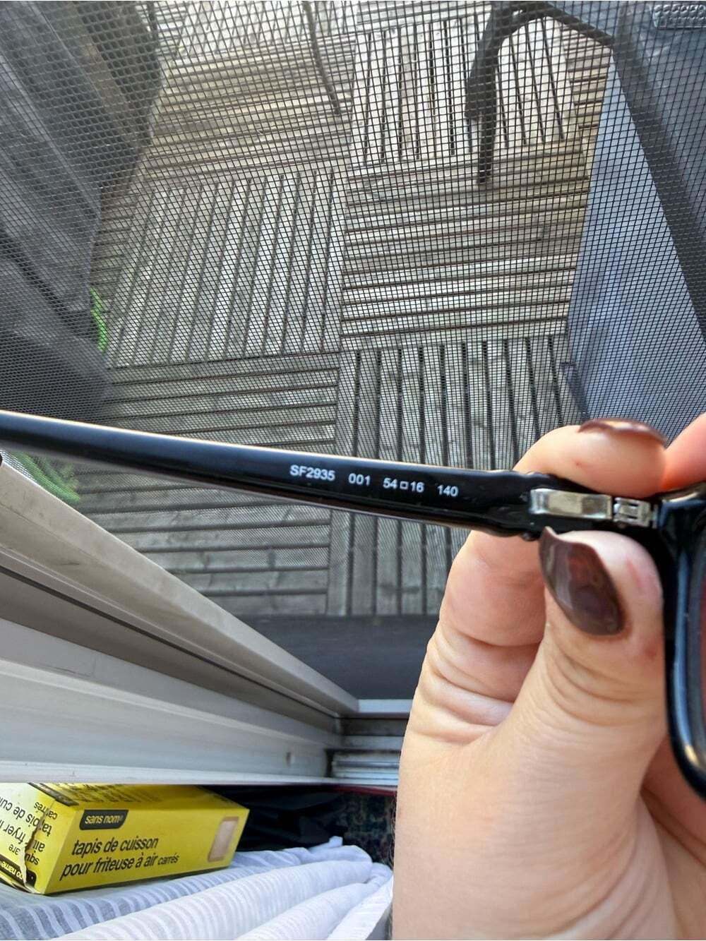 Salvatore Ferragamo Glossy Black Rectangular Eyeglasses SF2935 001 54 16 140 - Picture 5 of 7